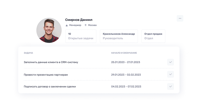 Удобно ставьте задачи и контролируйте их выполнение